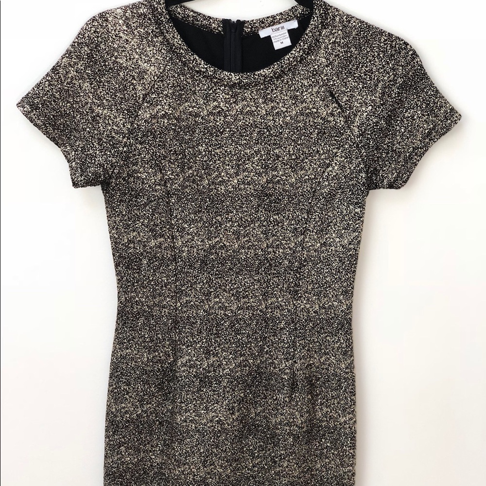 Bar III Black and Gold Dress